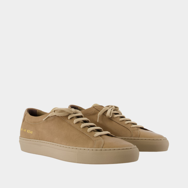Achilles Premium Sneakers - COMMON PROJECTS - Leather - Beige