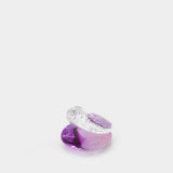 Bat Violet Ring in Purple PVC