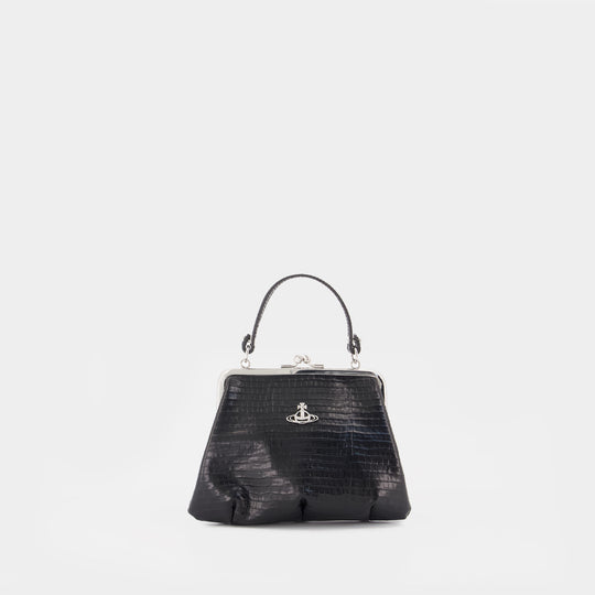 Granny Frame Purse - Vivienne Westwood - Leather - Black