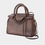 Maude Mini Carryall Bag - Staud - Leather - Brown