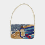 Tommy Beaded Shoulder Bag - Staud - Synthetic - Multicolor