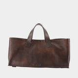 Port Bag - Staud - Leather - Brown