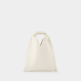 Small Japanese Shopper Bag - MM6 Maison Margiela - Synthetic - White