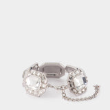 Crystal Bracelet - SELF PORTRAIT - Pearls - Silver