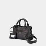 Le City East West Shoulder Bag - Balenciaga - Leather - Black