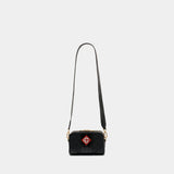 Monogram Crossbody - Casablanca - Leather - Black