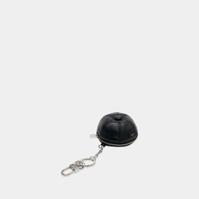 Ma Hat Keychain - Amiri - Leather - Black