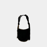 Oskan Soft Zip Shoulder Bag - Isabel Marant - Leather - Black