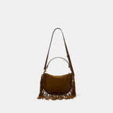 Oskan Soft Zip Shoulder Bag - Isabel Marant - Leather - Brown