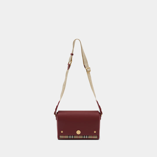 Ll Medium Note Purse - Burberry - Leather - Red