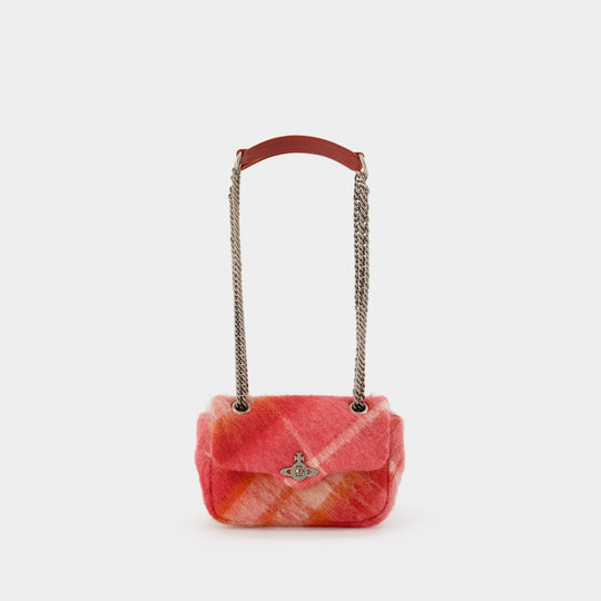 Anita Chain S Shoulder Bag - Vivienne Westwood - Wool - Pink