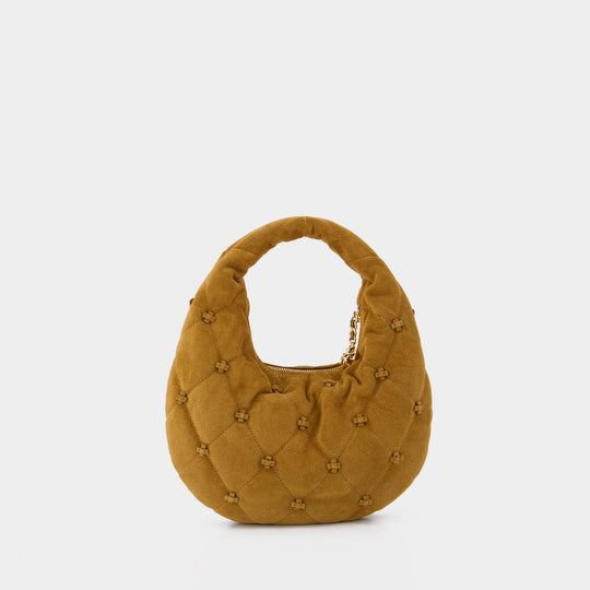 Bunny Knot Top Zip Shoulder Bag - Tory Burch - Leather - Brown