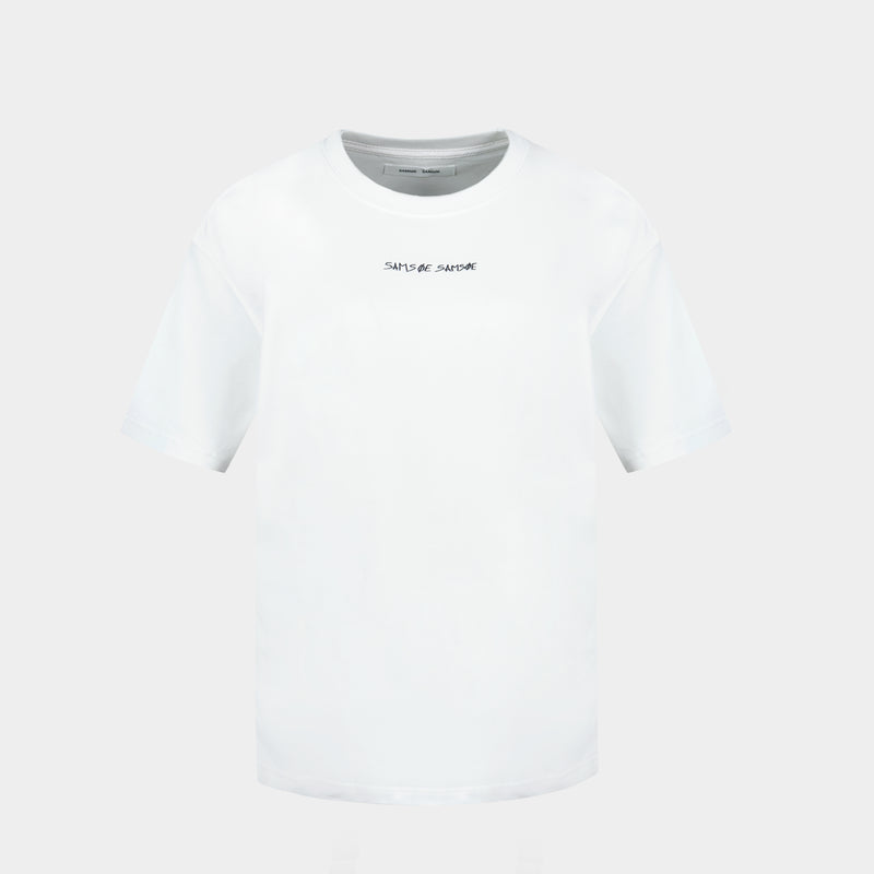 Sadinner T-Shirt - SAMSØE SAMSØE - Cotton - White