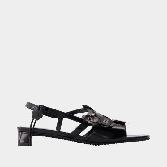 Cbarna Box Sandals - CECILIE BAHNSEN - Leather - Black
