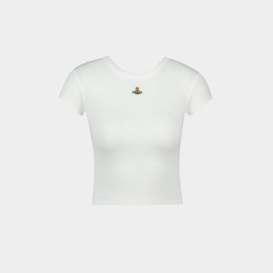 Baby Peru' T-Shirt - Vivienne Westwood - Viscose - White