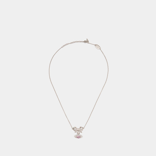 Octavie Necklace - Vivienne Westwood - Metal - Pink