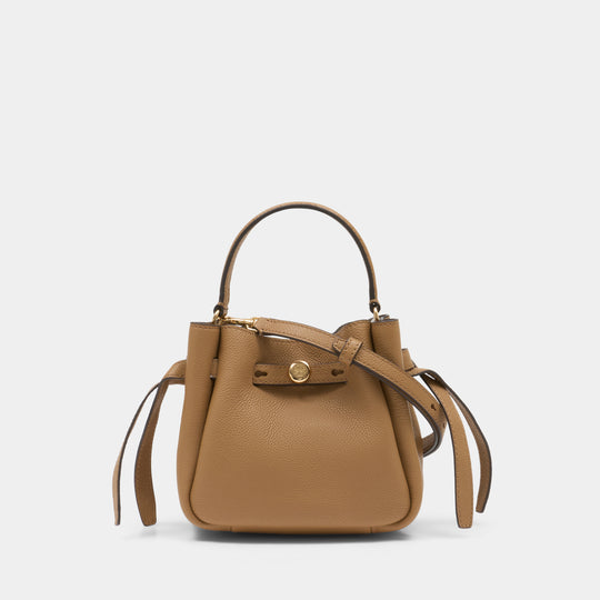 Romy Mini Purse - Tory Burch - Leather - Beige