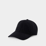 Cap - Acne Studios - Cotton - Black