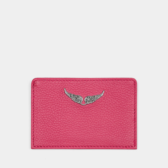 Zv Pass Card Holder - Zadig & Voltaire - Leather - Pink