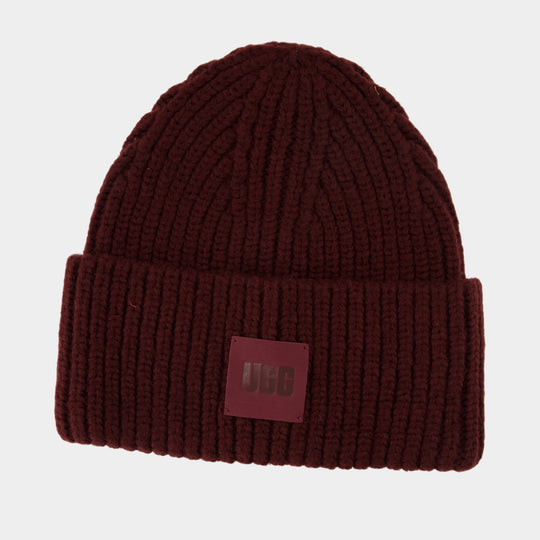 U Chunky hat - UGG - Acrylic - Bordeaux