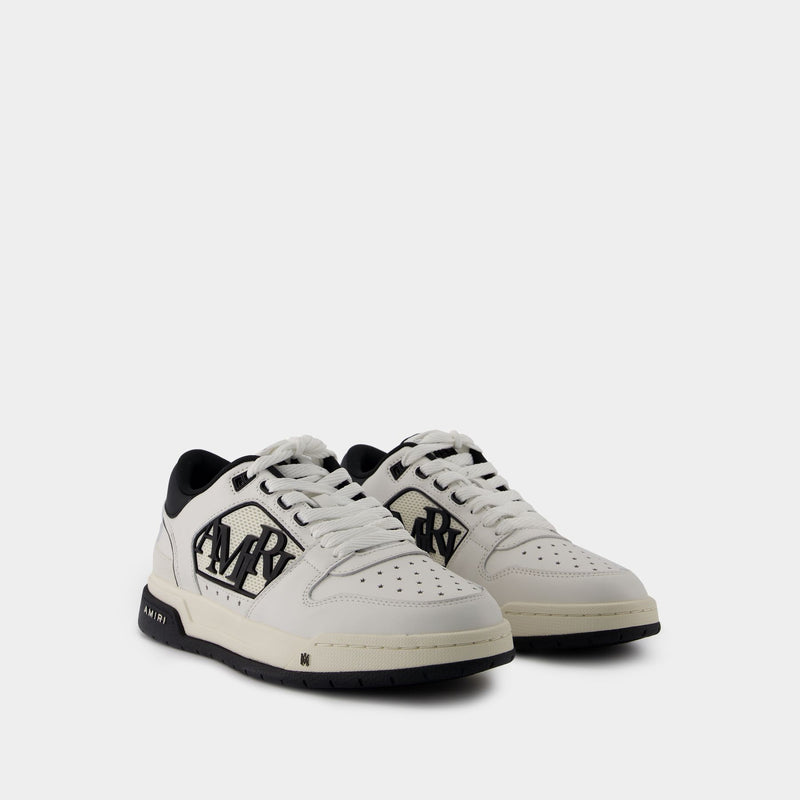 Classic Low Sneakers - Amiri - Leather - White/Black