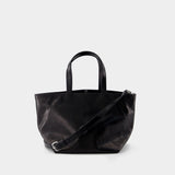トートバッグ Punch Shopper Bag - Alexander Wang - Leather - Black Black Leather Punch Tote in BLACK | alexanderwang®