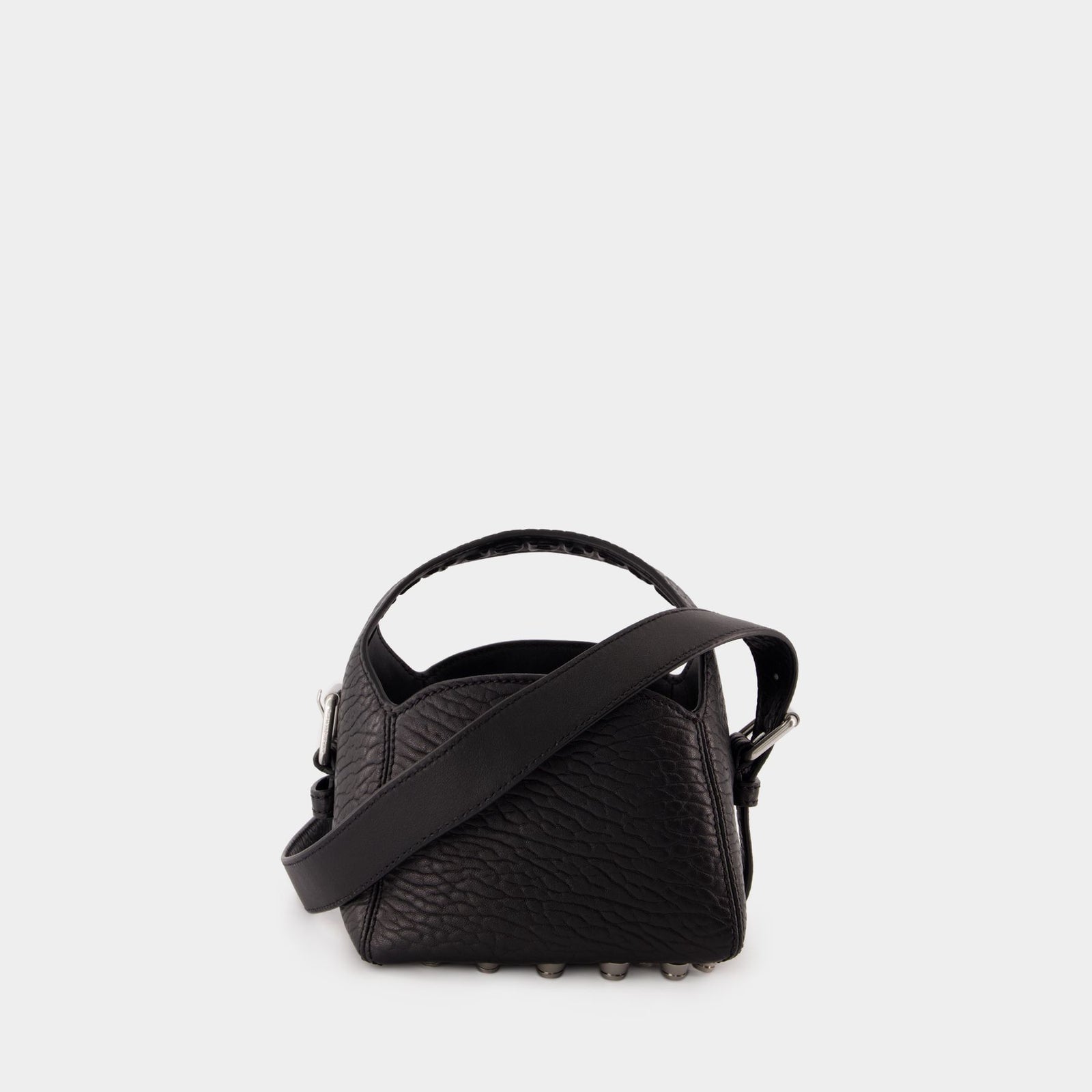 【関税&送料込】Alexander Wang Embellished Leather Small Rex rex small nappa leather bag in black in BLACK | alexanderwang®