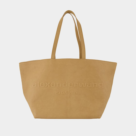 Punch Shopper Bag - Alexander Wang - Leather - Beige