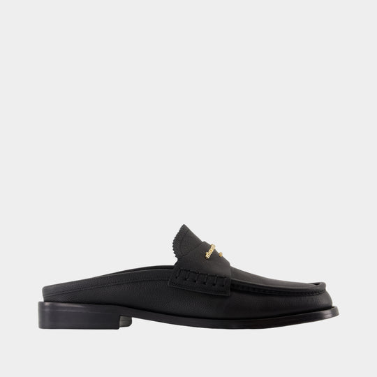 Carter Slides - Alexander Wang - Leather - Black