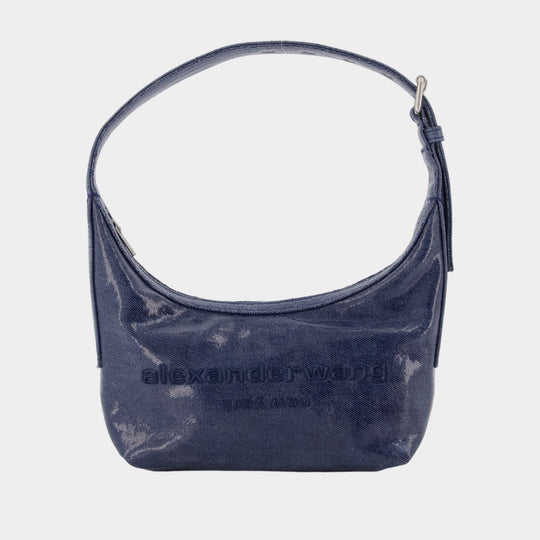 Punch Small Shoulder Bag - Alexander Wang - Cotton - Blue