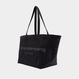 Punch Tote Bag - Alexander Wang - Cotton - Dark Grey