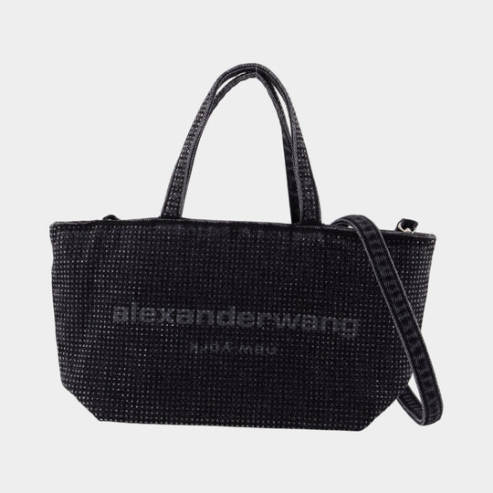 Punch Small Tote Bag - Alexander Wang - Cotton - Dark Grey