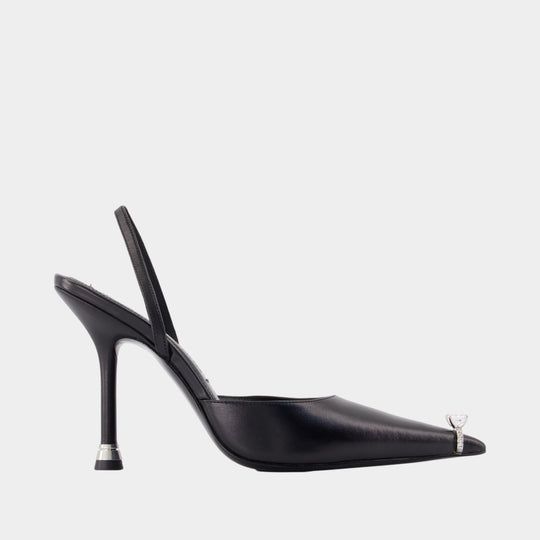Akilita 105mm Pumps - Alexander Wang - Leather - Black