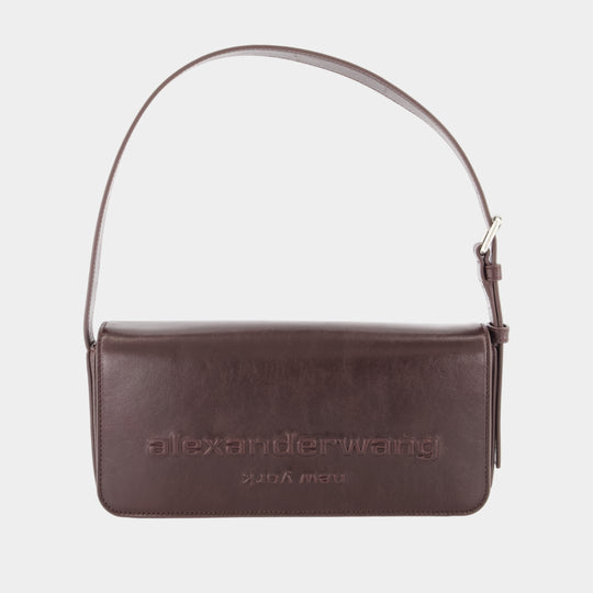 Punch Flap Shoulder Bag - Alexander Wang - Leather - Brown