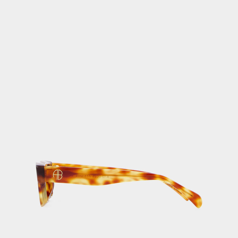 Otis Sunglasses - ANINE BING - Acetate - Brown