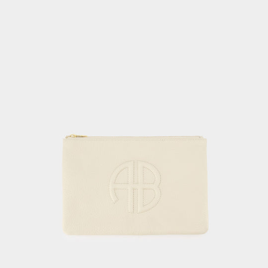 Lili Pouch - ANINE BING - Leather - Beige