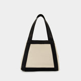 Cara Tote Bag - ANINE BING - Cotton - Neutral