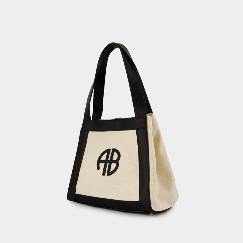 Cara Tote Bag - ANINE BING - Cotton - Neutral