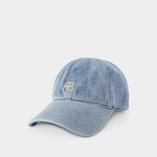 Jeremy Ab Baseball Cap - ANINE BING - Cotton - Blue