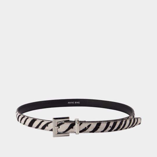 Nicola Belt - ANINE BING - Leather - Black
