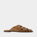 Eve Mules Shoes - ANINE BING - Leather - Brown