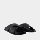 Emi Sandals - ANINE BING - Leather - Black