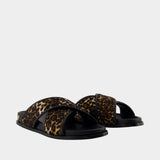 Emi Sandals - ANINE BING - Leather - Multi