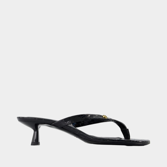Noelle Sandals - ANINE BING - Leather - Black