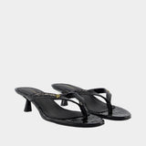 Noelle Sandals - ANINE BING - Leather - Black