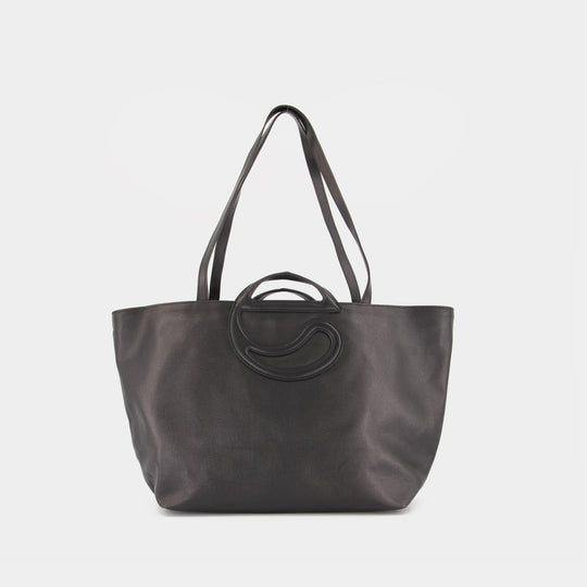 C Handle Shopper Bag - Coperni - Canvas - Black