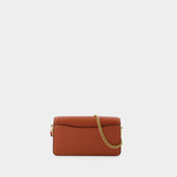 Tabby Wristlet Bag - Coach - Leather - Tan Rust