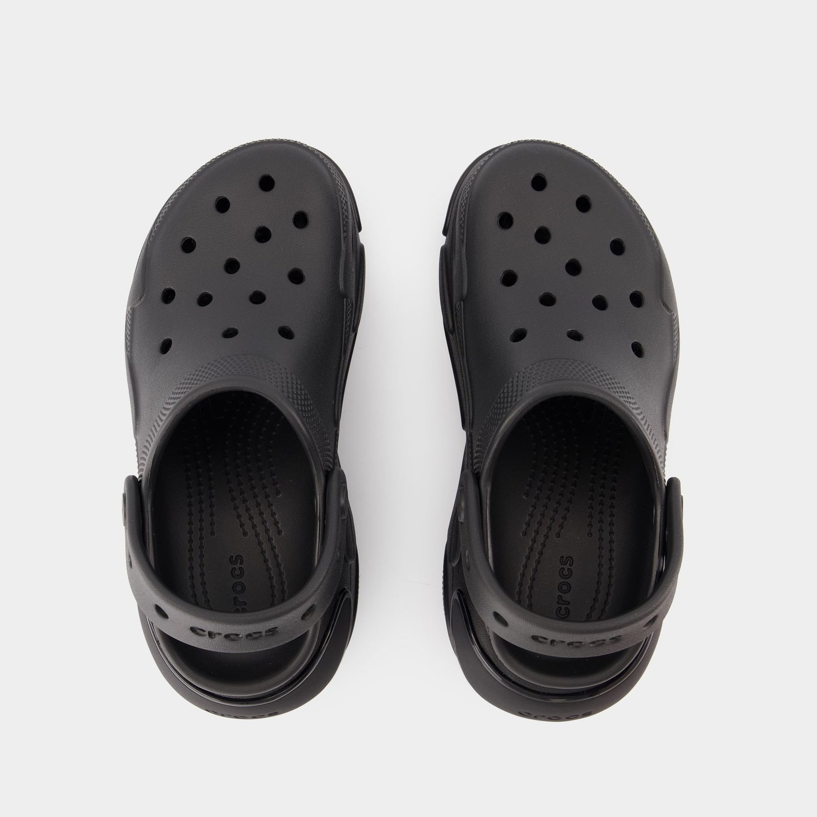 サンダル・ミュール CROCS Bubble Crush Sandals - Crocs - Synthetic - Black Bubble Crush Sandals - Crocs - Synthetic - Black