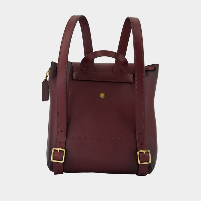 coach burgundy backpack Crosby 28 Backpack - Coach - Leather