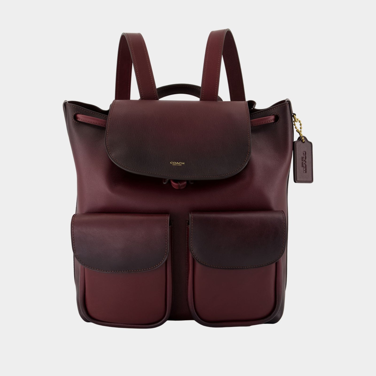 coach derby backpack black oxblood Crosby 28 Backpack - Coach - Leather